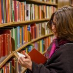 Woman Reads Anxiety Calming Scripture