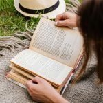 Woman Reads Anxiety Calming Scripture