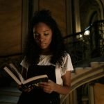 Woman Reads Anxiety Calming Scripture