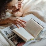 Woman Reads Anxiety Calming Scripture