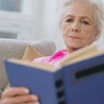 Woman Reads Anxiety Calming Scripture
