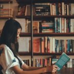 Woman Reads Anxiety Calming Scripture