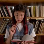 Woman Reads Anxiety Calming Scripture