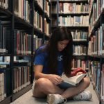 Woman Reads Anxiety Calming Scripture